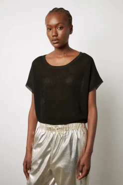 Pull Manches Courtes Noir - Letsie<Gerard Darel Best