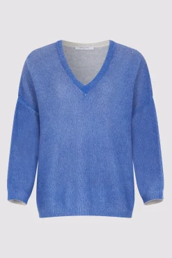 Pull V En Cachemire Electrique - Ludovica<Gerard Darel Discount