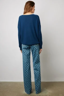 Pull V En Cachemire Encre - Lyme<Gerard Darel Discount