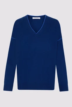 Pull V En Cachemire Encre - Lyme<Gerard Darel Discount