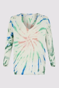 Pull V Etoile En Lin Vert D'Eau - Lance<Gerard Darel Sale