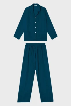 Pyjama En Soie - Bleu Canard<Gerard Darel Best