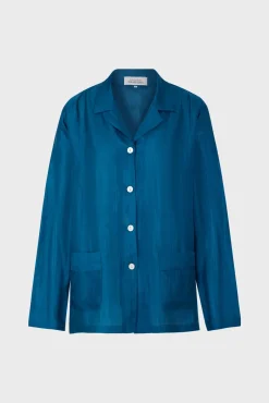 Pyjama En Soie - Bleu Canard<Gerard Darel Best