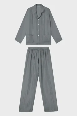 Pyjama En Soie - Gris Clair<Gerard Darel Hot