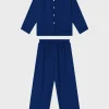 Pyjama En Soie - Marine<Gerard Darel Discount