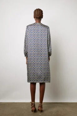 Robe Courte Fluide Imprimee Encre - Ekram<Gerard Darel Discount