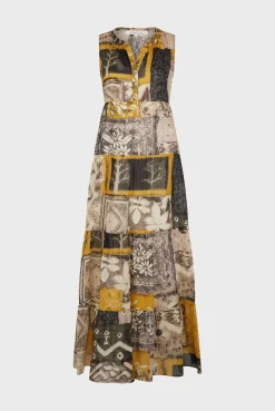 Robe Longue En Coton Ocre - Elane<Gerard Darel New