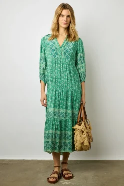 Robe Longue Et Droite Emeraude - Emi<Gerard Darel Fashion