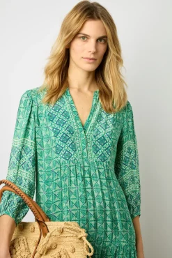 Robe Longue Et Droite Emeraude - Emi<Gerard Darel Fashion