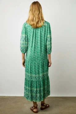 Robe Longue Et Droite Emeraude - Emi<Gerard Darel Fashion