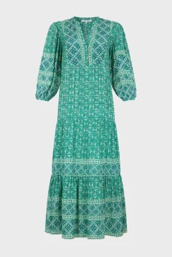 Robe Longue Et Droite Emeraude - Emi<Gerard Darel Fashion