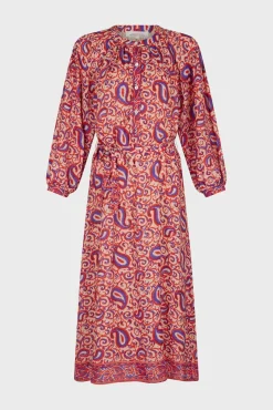 Robe Longue Fluide Imprimee Nude - Evan<Gerard Darel Clearance