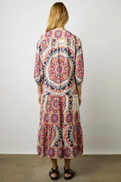 Robe Longue Imprimee Naturel - Emi<Gerard Darel Outlet