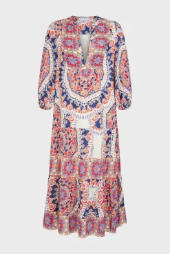 Robe Longue Imprimee Naturel - Emi<Gerard Darel Outlet