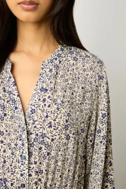 Robe Longue Imprime Floral Ecru - Erinna<Gerard Darel New