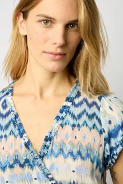 Robe Longue Portefeuille Indigo - Emilya<Gerard Darel New