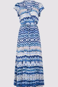 Robe Longue Portefeuille Indigo - Emilya<Gerard Darel New