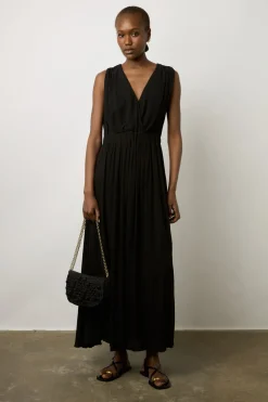 Robe Longue Sans Manche Noir - Elvina<Gerard Darel New
