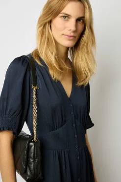 Robe Midi Cintree Marine - Elonie<Gerard Darel Best