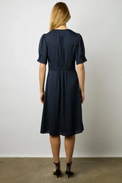 Robe Midi Cintree Marine - Elonie<Gerard Darel Best
