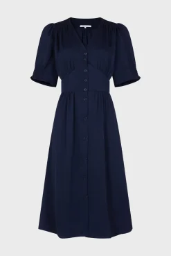 Robe Midi Cintree Marine - Elonie<Gerard Darel Best
