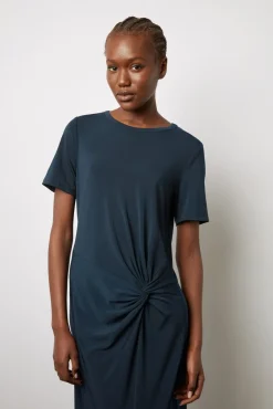 Robe Midi En Jersey Marine - Emmeline<Gerard Darel Sale