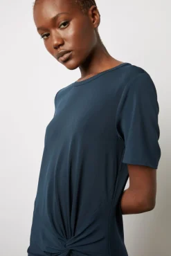 Robe Midi En Jersey Marine - Emmeline<Gerard Darel Sale