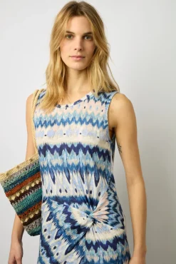 Robe Midi Imprime Mexicain Ecru - Elissa<Gerard Darel Hot
