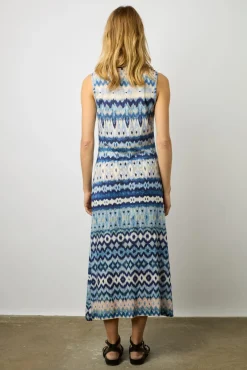 Robe Midi Imprime Mexicain Ecru - Elissa<Gerard Darel Hot