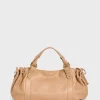 Sac A Main En Cuir Caramel - 24H<Gerard Darel New