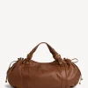 Sac A Main En Cuir De Veau Camel - 24H<Gerard Darel Discount