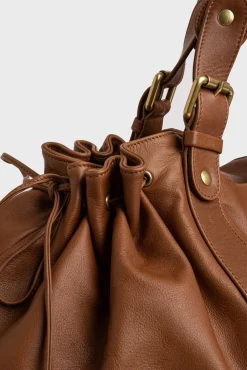 Sac A Main En Cuir De Veau Cognac - 72H<Gerard Darel Outlet