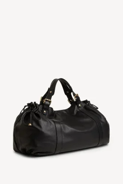 Sac A Main En Cuir De Veau Noir - 72H<Gerard Darel Hot