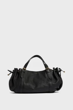 Sac A Main En Cuir Femme Noir Le 24H<Gerard Darel Clearance