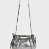 Sac A Main En Cuir Lamine Effet Glitter - Mini Dany<Gerard Darel Fashion