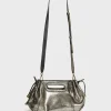 Sac A Main En Cuir Lamine Effet Glitter - Mini Dany<Gerard Darel Hot