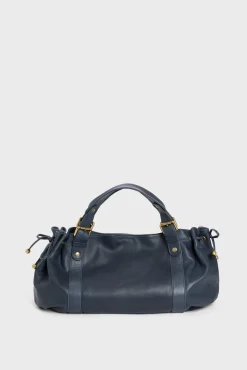 Sac A Main En Cuir Marine - 24H<Gerard Darel New
