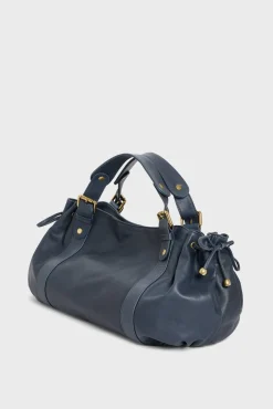 Sac A Main En Cuir Marine - 24H<Gerard Darel New