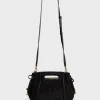 Sac A Main En Cuir Velours Noir - Mini Dany<Gerard Darel Clearance