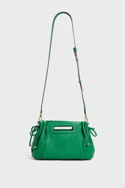 Sac A Main En Cuir Vert - Mini Dany<Gerard Darel Online