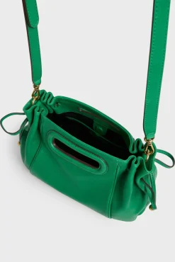 Sac A Main En Cuir Vert - Mini Dany<Gerard Darel Online