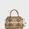 Sac A Main En Raphia Raye- 24Gd Raphia<Gerard Darel Clearance