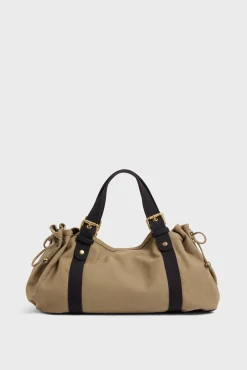 Sac A Main En Toile Kaki - 24H<Gerard Darel Fashion