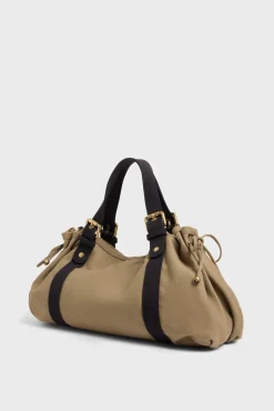 Sac A Main En Toile Kaki - 24H<Gerard Darel Fashion