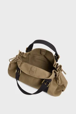 Sac A Main En Toile Kaki - 24H<Gerard Darel Fashion