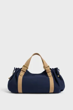 Sac A Main En Toile Marine - 24H<Gerard Darel Fashion