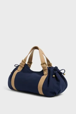 Sac A Main En Toile Marine - 24H<Gerard Darel Fashion