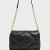 Sac Bandouliere Cuir Matelasse Noir - Fanny<Gerard Darel Best