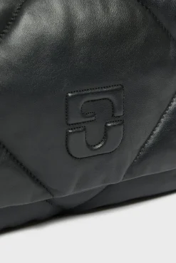 Sac Bandouliere Cuir Matelasse Noir - Fanny<Gerard Darel Best