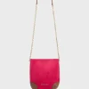 Sac Bandouliere En Cuir Rose - Mini Charlotte<Gerard Darel Fashion